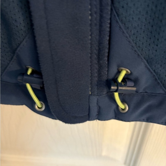 The North Face Flashdry Windwall Fleece Jacket. Blue and yellow. Women’s large. - Picture 3 of 11